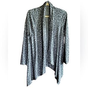 Cheetah Waterfall Cardigan
